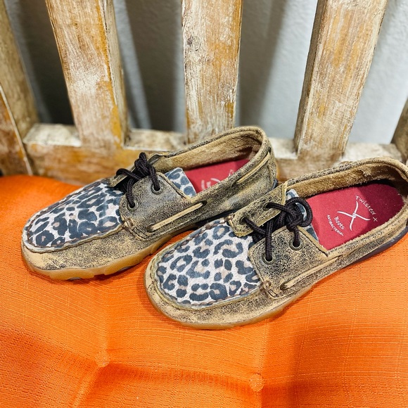Twisted X Driving Moc Boat Shoe (Toddler/Little Kid) - Picture 5 of 7